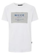 Topman Mens Nicce White 'est' Logo T-shirt