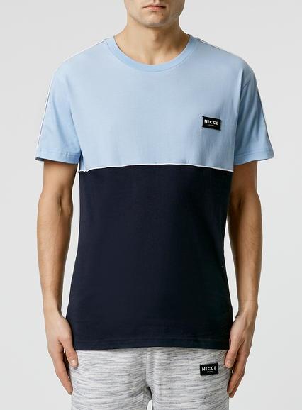Topman Mens Multi Nicce Taped Logo T-shirt