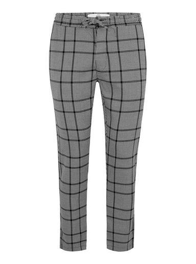 Topman Mens Grey Gray Skinny Fit Dogtooth Joggers