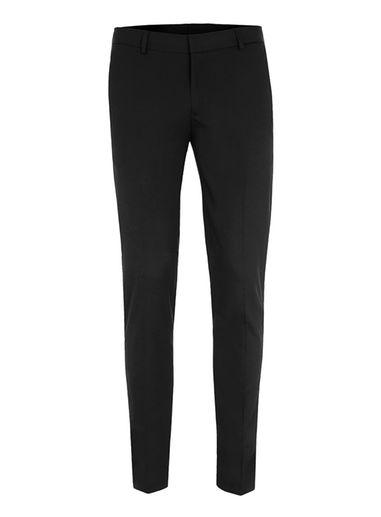 Topman Mens Black Ultra Skinny Fit Dress Pants