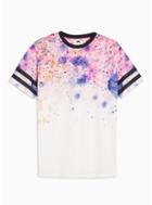 Topman Mens Pink And White Ombre T-shirt