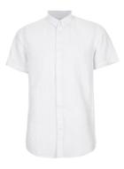 Topman Mens Selected Homme White Short Sleeve Shirt