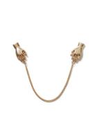 Topman Mens Gold Hand Collar Tips*