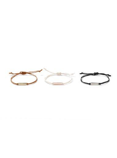 Topman Mens Multi Corded Bar Bracelet*