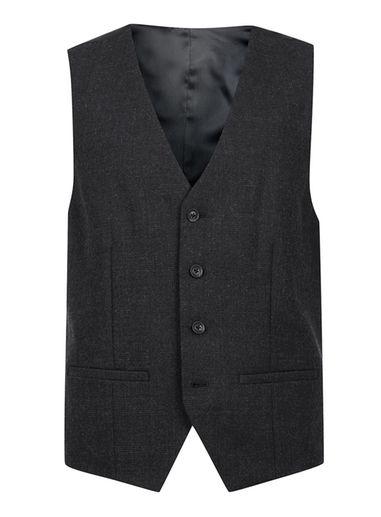 Topman Mens Blue Navy Warm Handle Vest