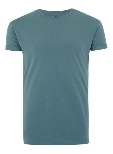 Topman Mens Blue Ultra Muscle T-shirt