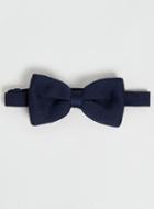Topman Mens Blue Navy Knitted Bow Tie