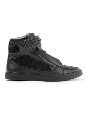 Topman Mens Criminal Damage Atlantis Black Hi Tops