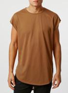 Topman Mens Yellow Mustard Philly Cap Sleeve T-shirt