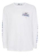 Topman Mens White Rocket Racer Print Long Sleeve T-shirt