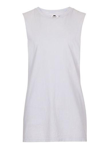 Topman Mens Purple Lilac Extreme Cut Tank Top