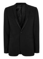 Topman Mens Black Dotted Ultra Skinny Suit Jacket