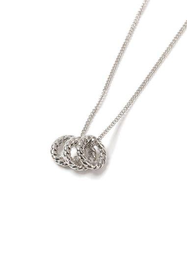 Topman Mens Silver Ring Necklace*