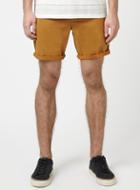Topman Mens Brown Ltd Tan Chino Shorts