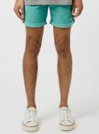 Topman Mens Green Mint Pattern Chino Shorts