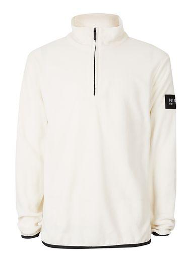 Topman Mens Nicce Off White Fleece Track Top