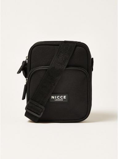 Topman Mens Nicce Black Shoulder Bag