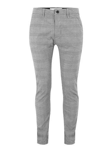 Topman Mens Black Check Side Stripe Stretch Skinny Pants