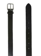 Topman Mens Black Leather Slim Belt