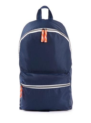 Topman Mens Blue High Shine Backpack