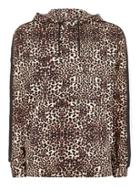 Topman Mens Multi Leopard Taping Hoodie