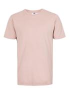 Topman Mens Pink Nibble Neck T-shirt