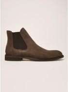 Topman Mens Selected Homme's Brown Suede Baxter Chelsea Boots