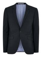 Topman Mens Navy Skinny Suit Jacket With Wool