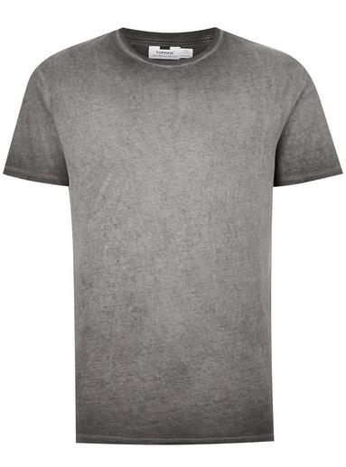 Topman Mens Grey Smoked Pearl T-shirt