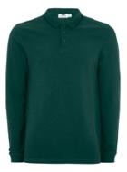 Topman Mens Green Tipped Muscle Fit Polo