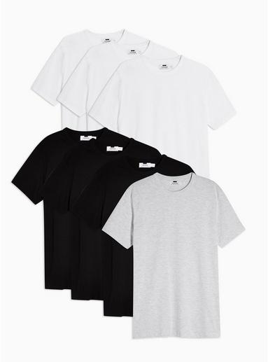 Topman Mens 7 Assorted Colour T-shirt Multipack*