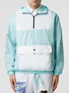 Topman Mens Red Hero's Heroine Blue Funnel Jacket*