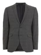 Topman Mens Selected Homme Grey Checked Suit Jacket