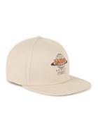 Topman Mens Cream Off White Saturn Board Snapback Cap