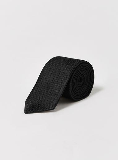 Topman Mens Black Premium Silk Tie
