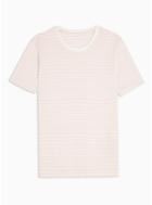 Selected Homme Mens Selected Homme Pink Perfect Stripe T-shirt
