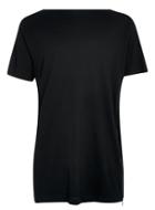 Topman Mens Black Long Line Side Zip T-shirt