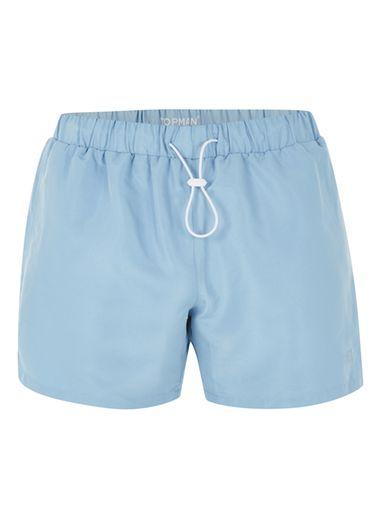 Topman Mens Dusky Blue Swim Shorts