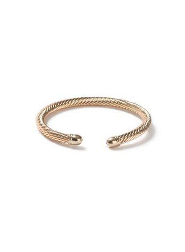 Topman Mens Gold Twist Cuff*