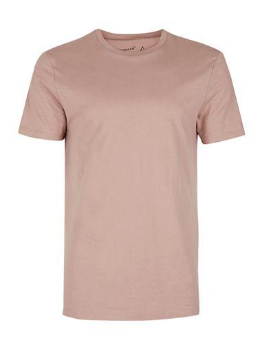 Topman Mens Light Brown Slim Fit T-shirt