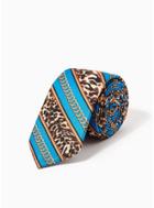 Topman Mens Multi Leopard Chain Tie