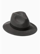 Topman Mens Grey Gray Wool Fedora