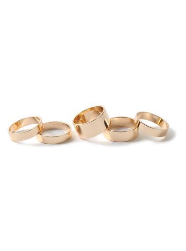 Topman Mens Gold Ring Pack*