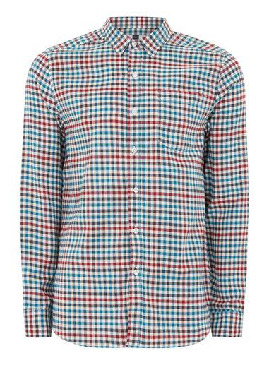 Topman Mens Multi Coloured Gingham Shirt