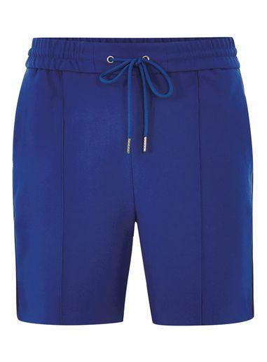 Topman Mens Blue Side Stripe Smart Shorts