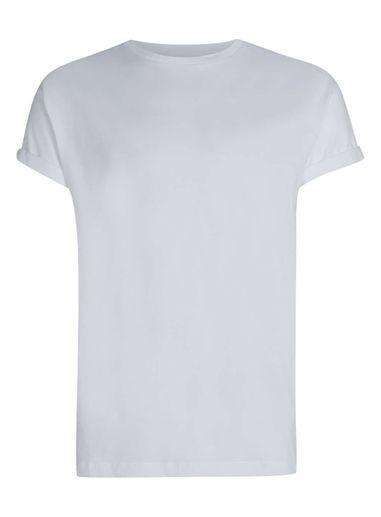 Topman Mens White Roller Crew Neck T-shirt