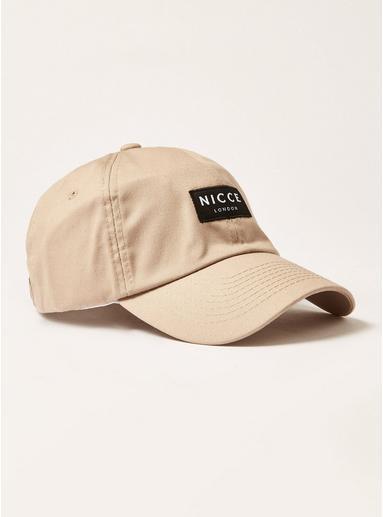 Topman Mens Beige Nicce Stone Curve Peak Cap