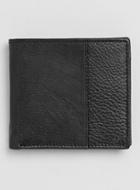 Topman Mens Topman Premium Black Leather Wallet