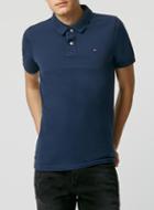 Topman Mens Hilfiger Denim Blue Polo Shirt