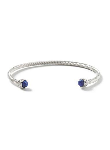 Topman Mens Silver Look Third Eye Chakra Cuff Bracelet*